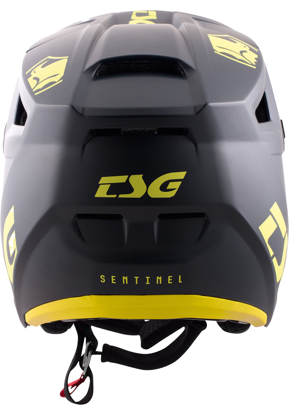 Sentinel Solid Color satin blue yellow Rückenansicht