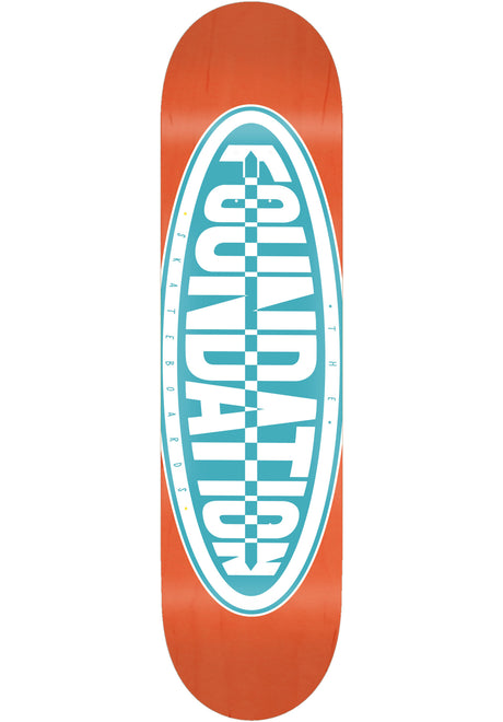 Oval red Vorderansicht