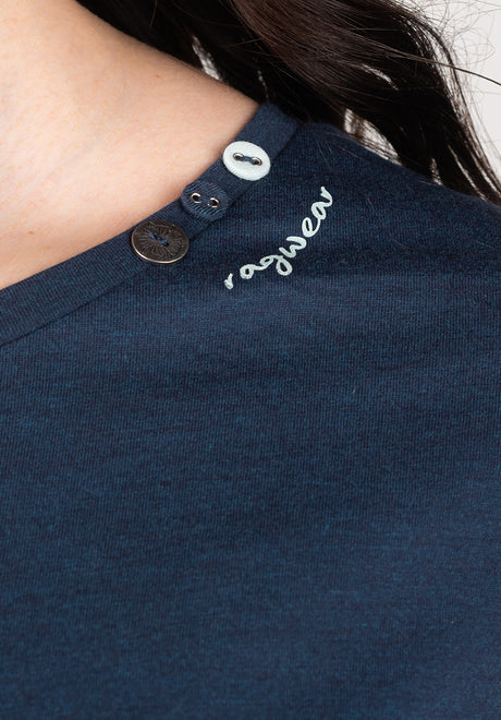 Fllorah Comfy GOTS navy 124 Rückenansicht