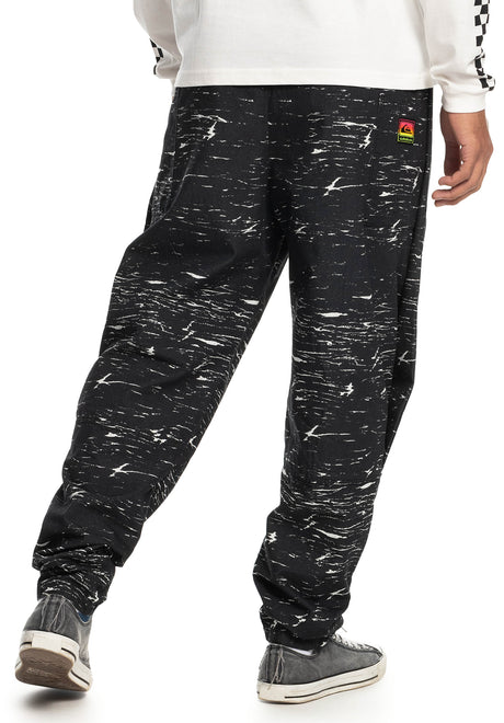 x Stranger Things The Argyle Pant 2.0 upside-down-staticblack Rückenansicht