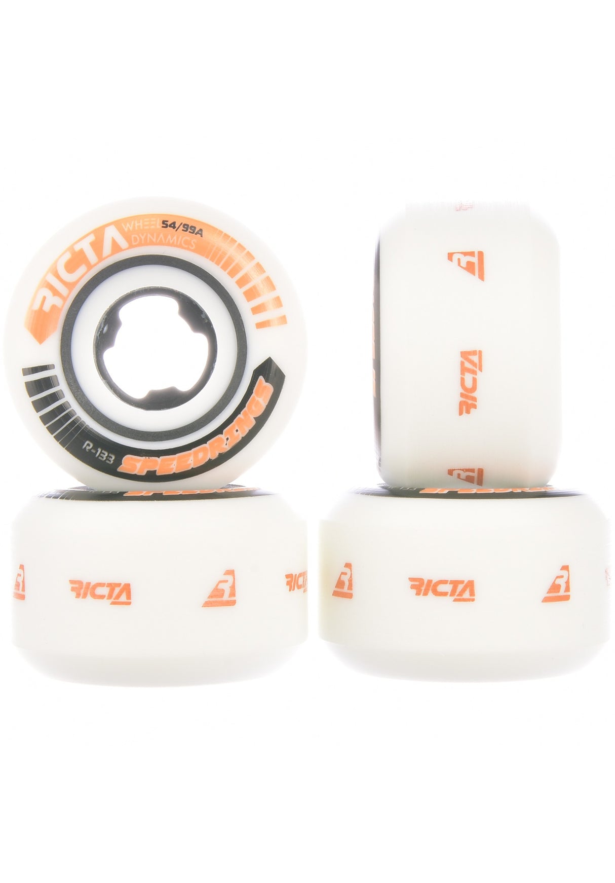 Speedrings Wide 99A white-bronze Rückenansicht