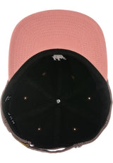 Micro Houndstooth 6 Panel dustyrose Oberansicht