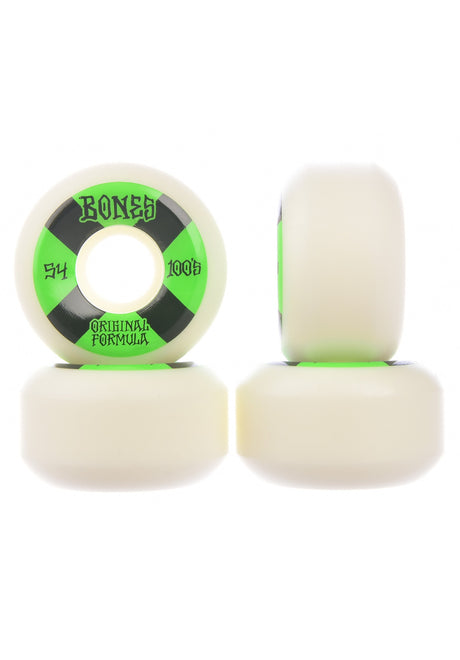 100's OG #4 V5 Sidecut 100A white-green Rückenansicht