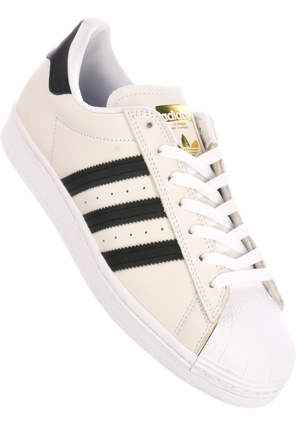 Superstar ADV white-coreblack-gold Vorderansicht