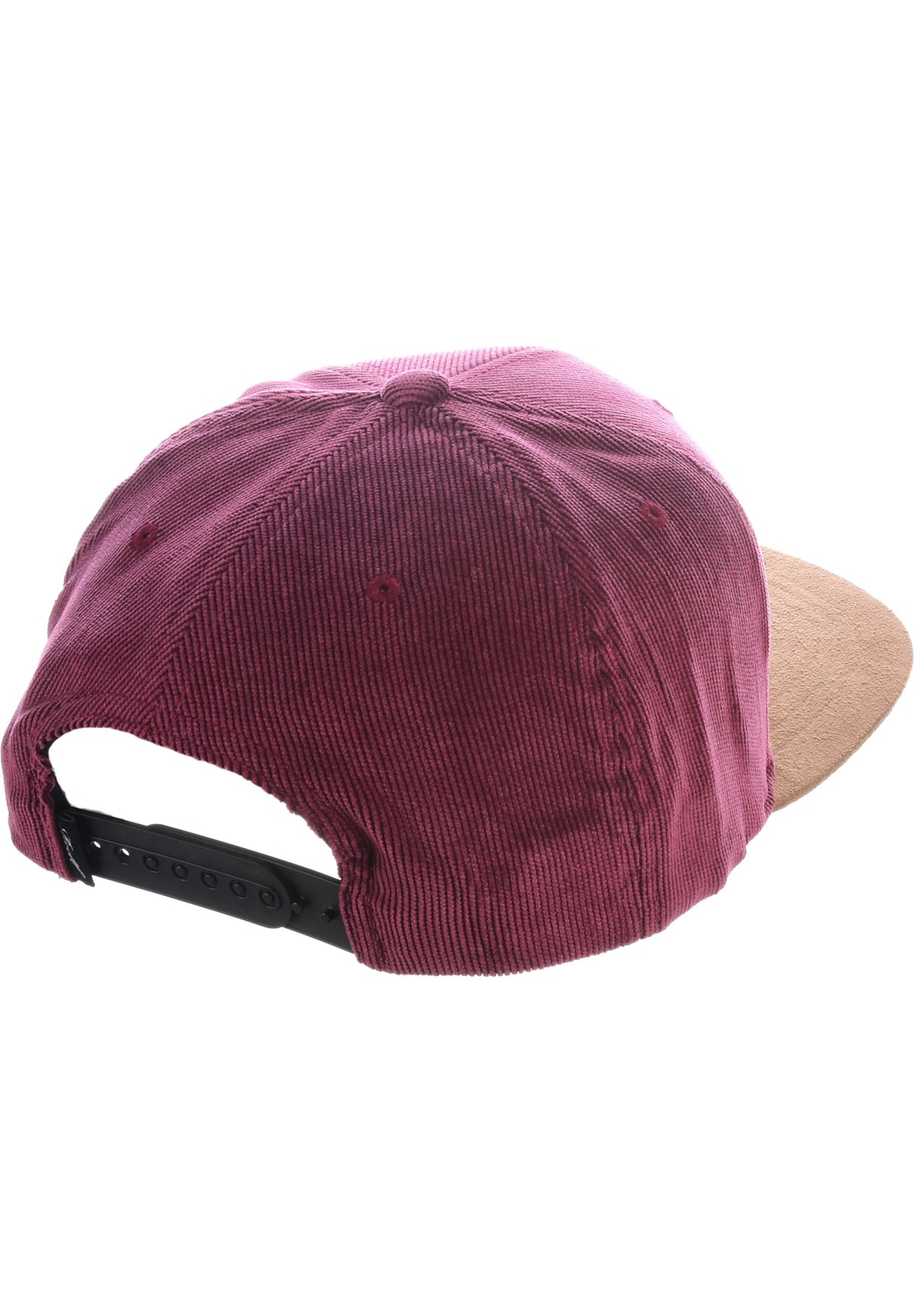 Suede 6-Panel burgundy Close-Up1
