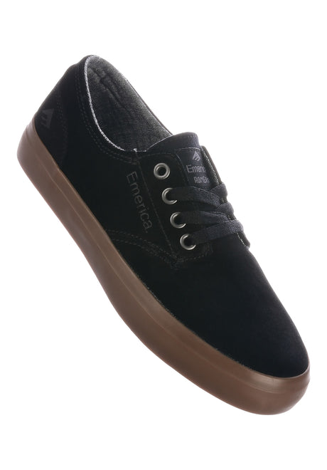 Romero Laced Kids black-gum Vorderansicht
