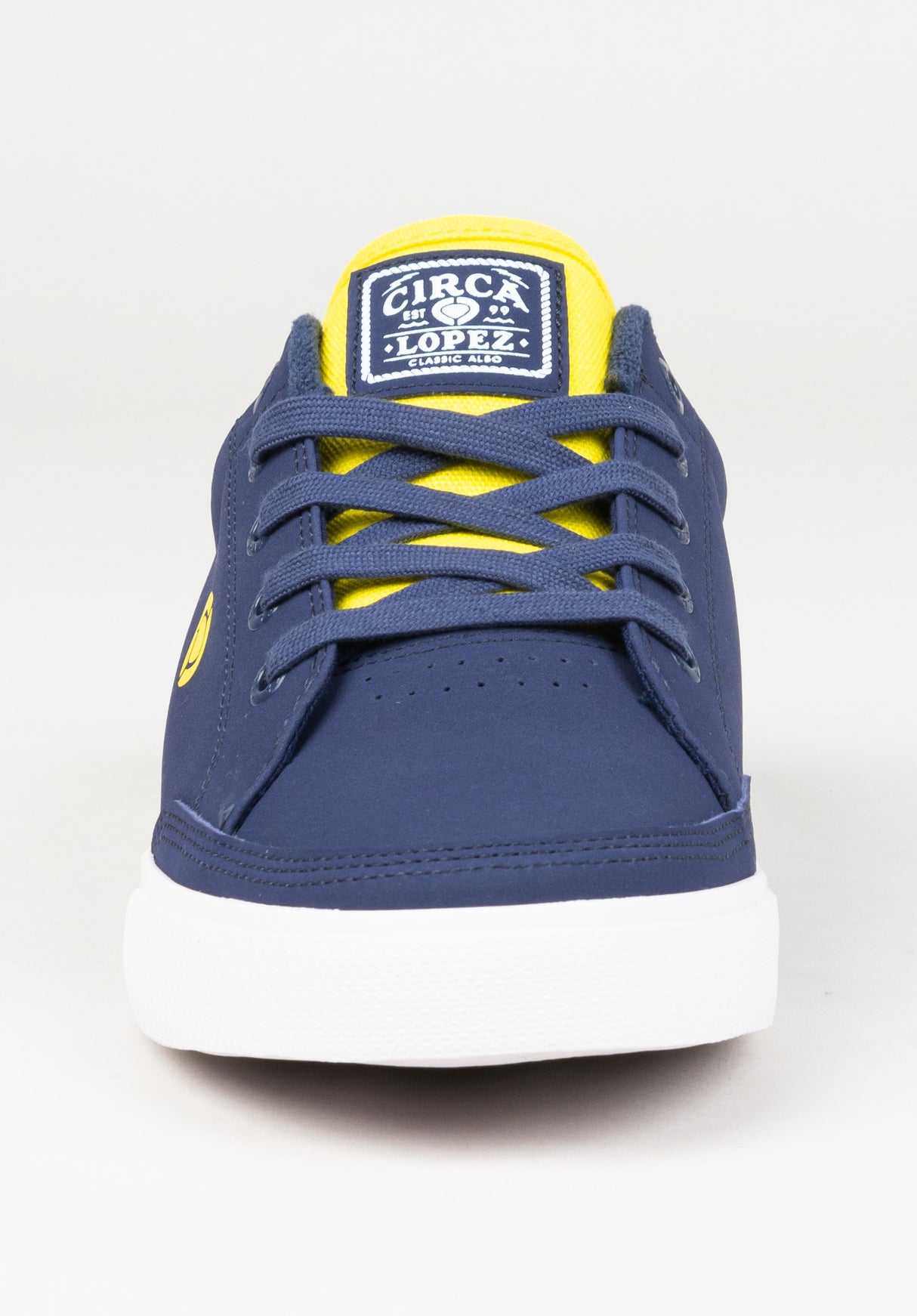 Lopez 50 Slim navy-yellow-white Rückenansicht