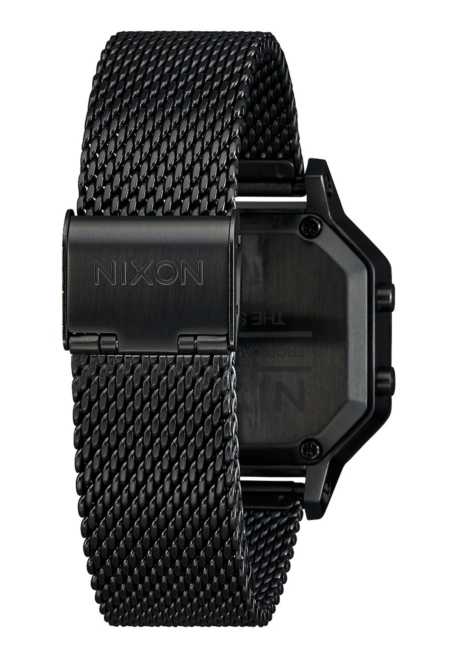 The Siren Milanese Nixon Uhr in allblack fur c TITUS