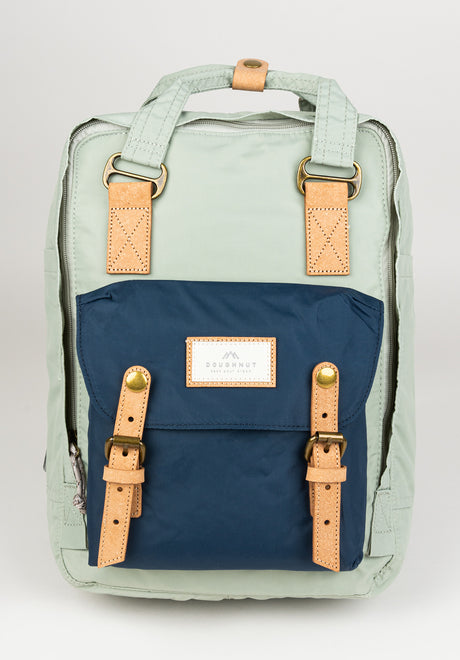 Macaroon Jungle Series lightgrey x navy Rückenansicht