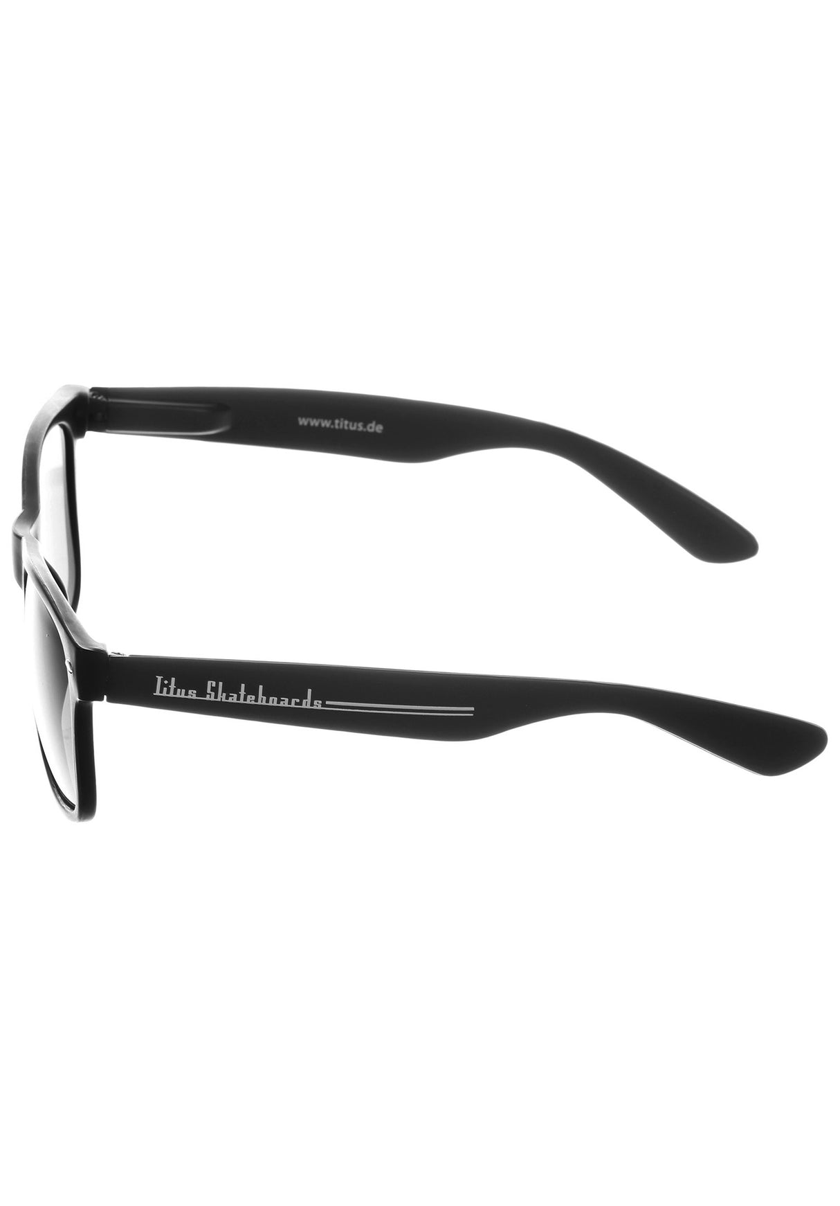 Schwarze Sonnenbrille mit Federn