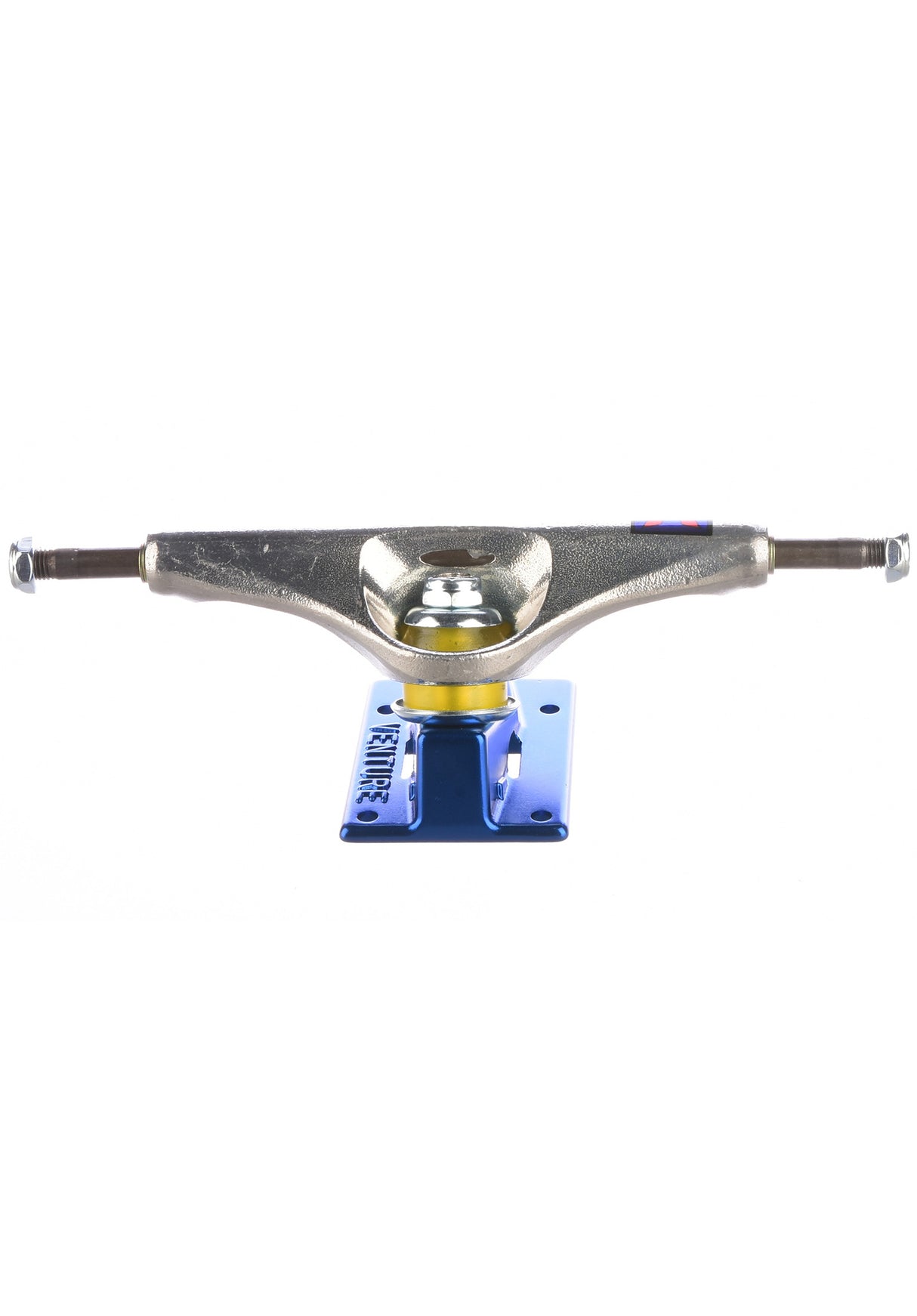 5.8 High V-Lights Crest silverpolished-blue Rückenansicht