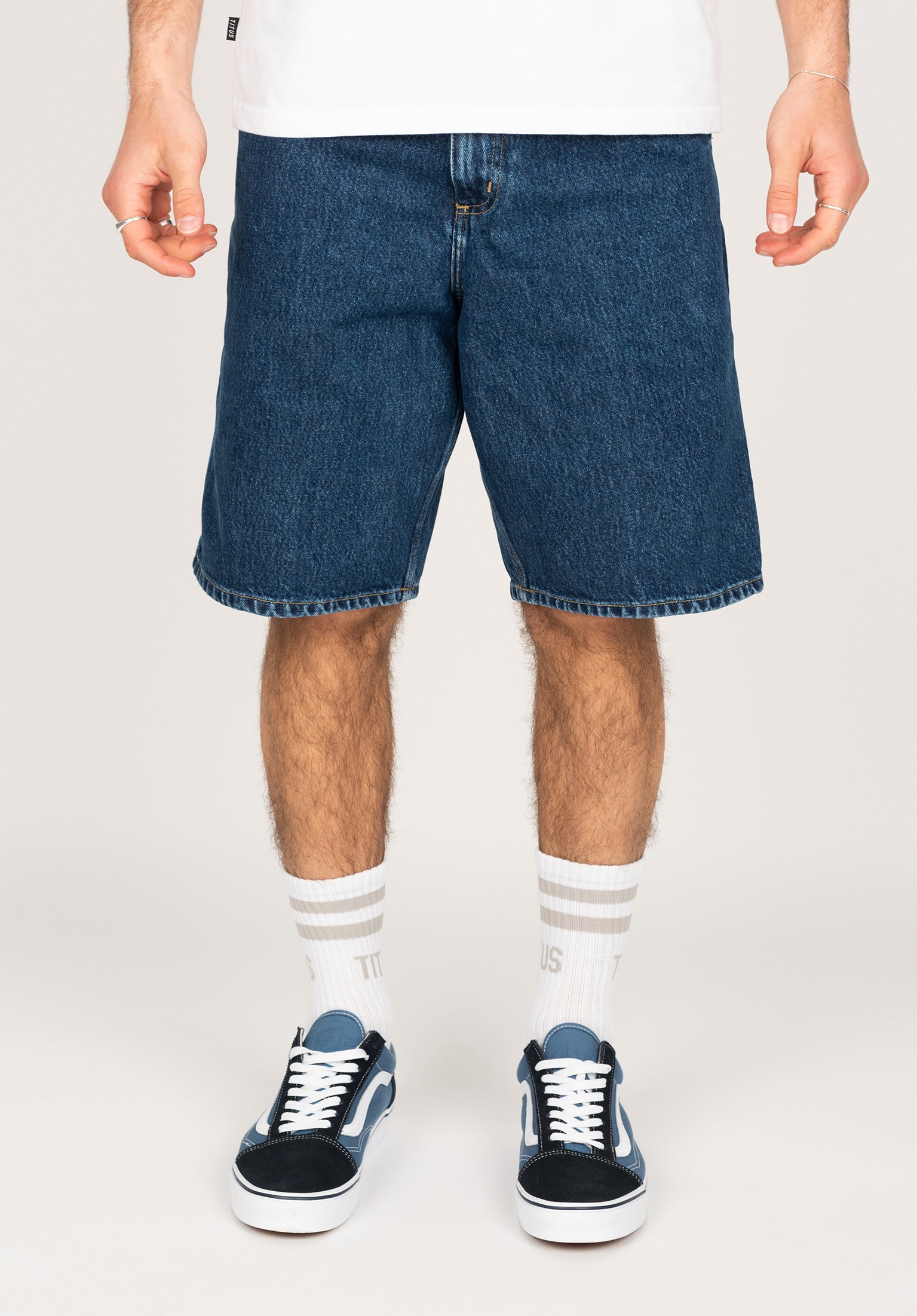Single Knee Short Carhartt WIP Chino-Short in bluestonewashed für