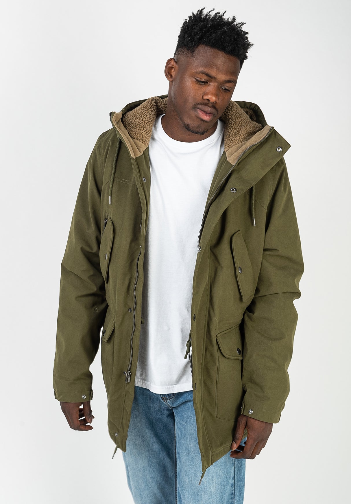 Starget 5K Parka Volcom Winterjacke in military für Herren – TITUS