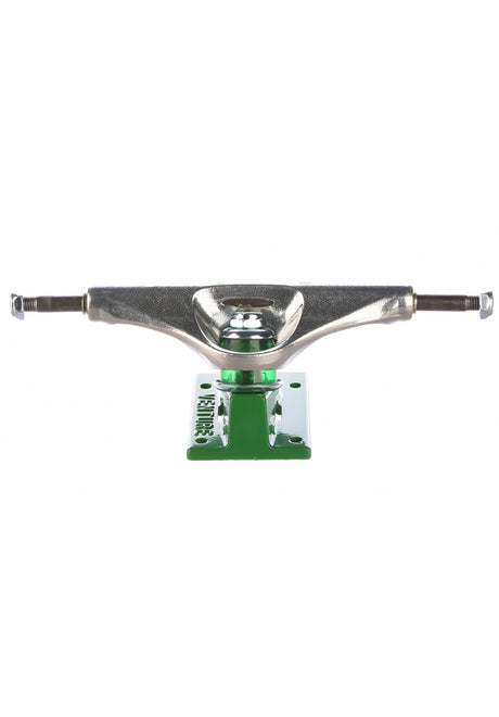 5.6 High 92` Full Bleed Team Edition silverpolished-green Rückenansicht