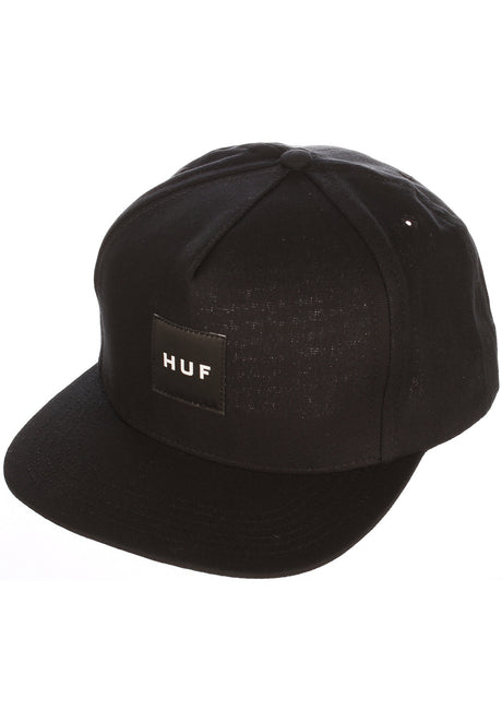 Box Logo Snapback black Vorderansicht