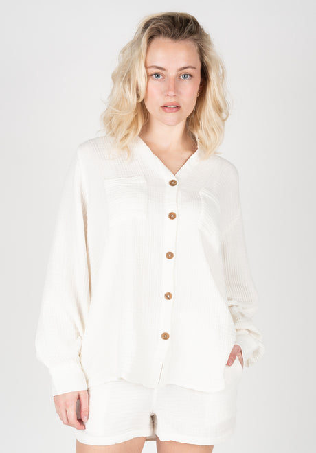 Swell Blouse saltcrystal Vorderansicht