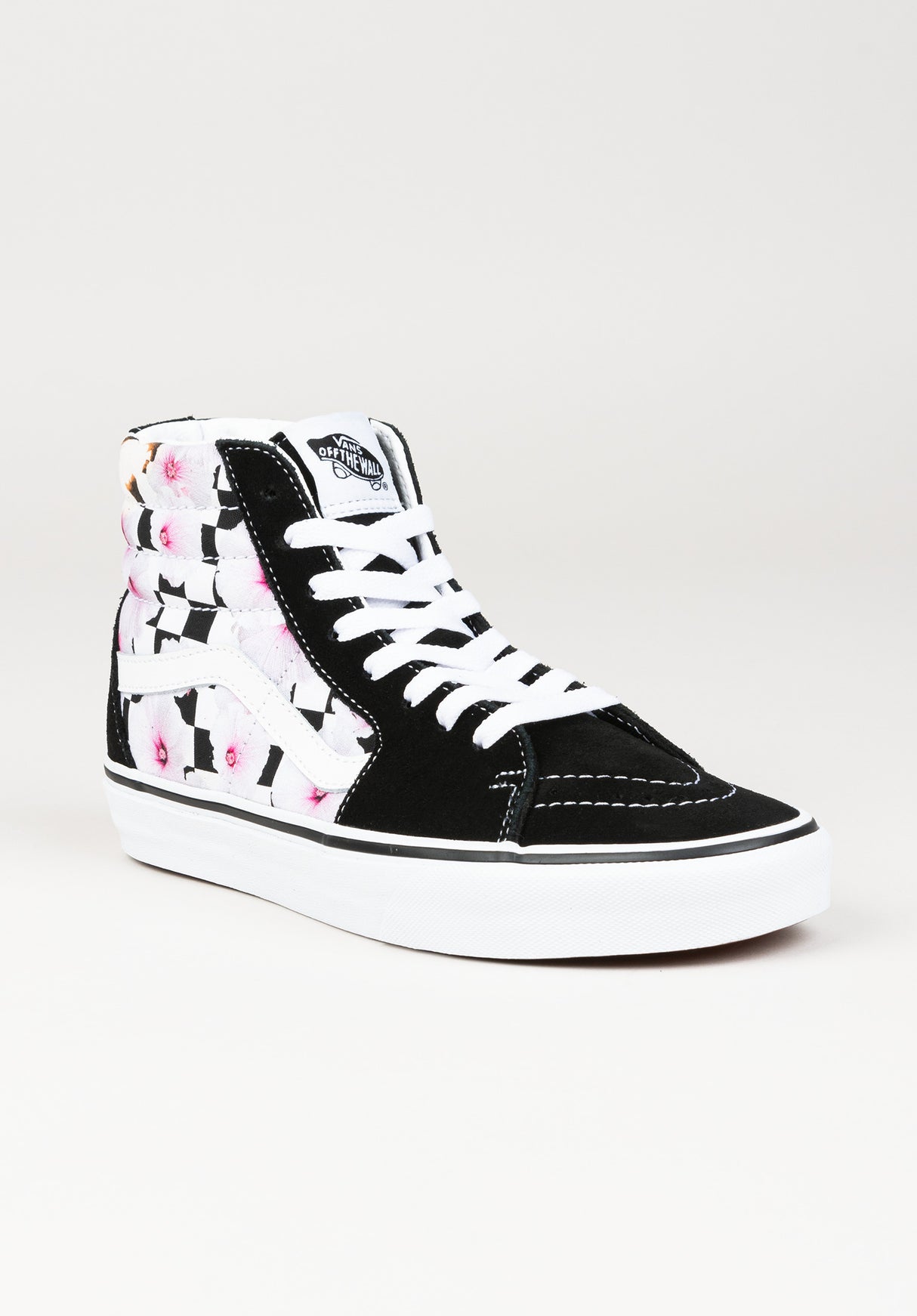 Sk8-Hi hibiscuscheckblack Vorderansicht