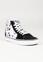 Sk8-Hi hibiscuscheckblack Vorderansicht