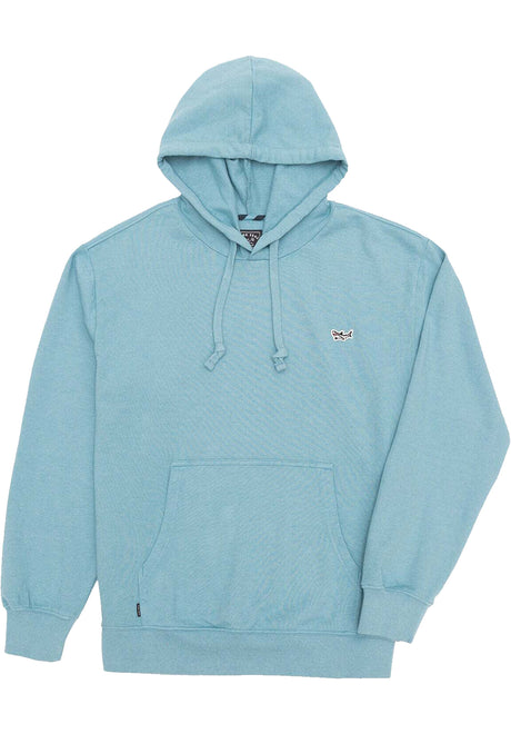 Fordham Pigment Dyed Custom Fleece smokeblue Vorderansicht