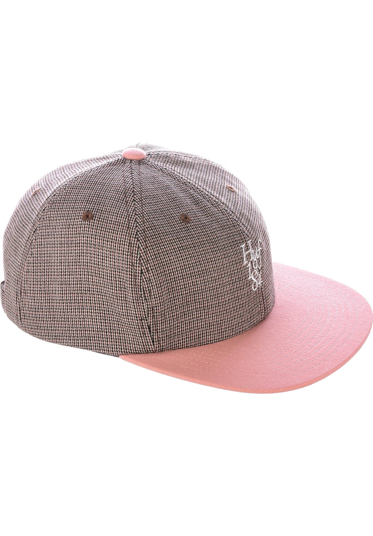 Micro Houndstooth 6 Panel dustyrose Close-Up2