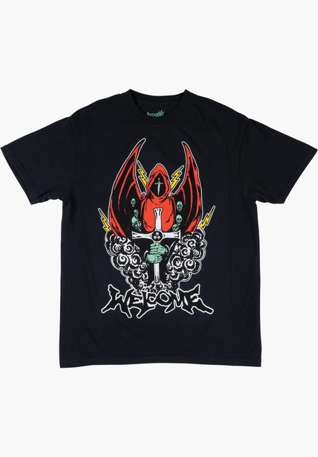 Knight Gament-Dyed black Vorderansicht