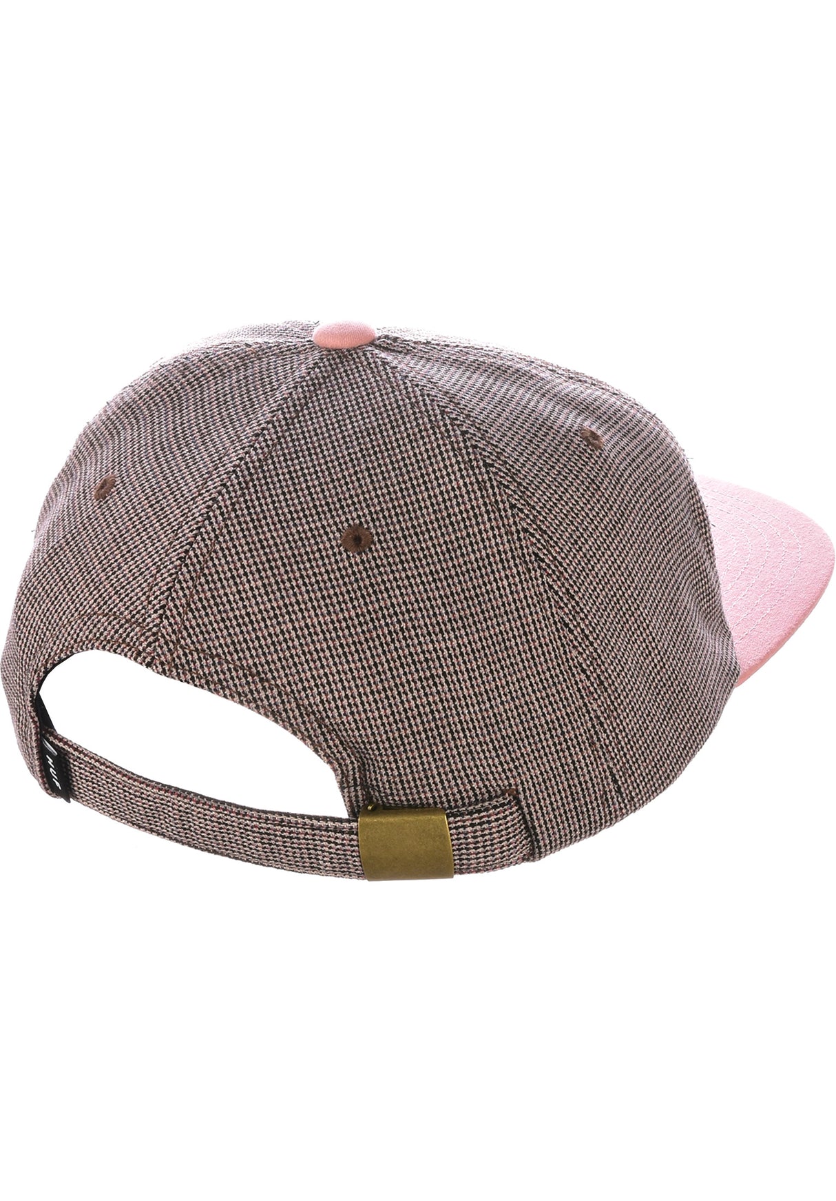 Micro Houndstooth 6 Panel dustyrose Close-Up1