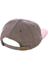 Micro Houndstooth 6 Panel dustyrose Close-Up1