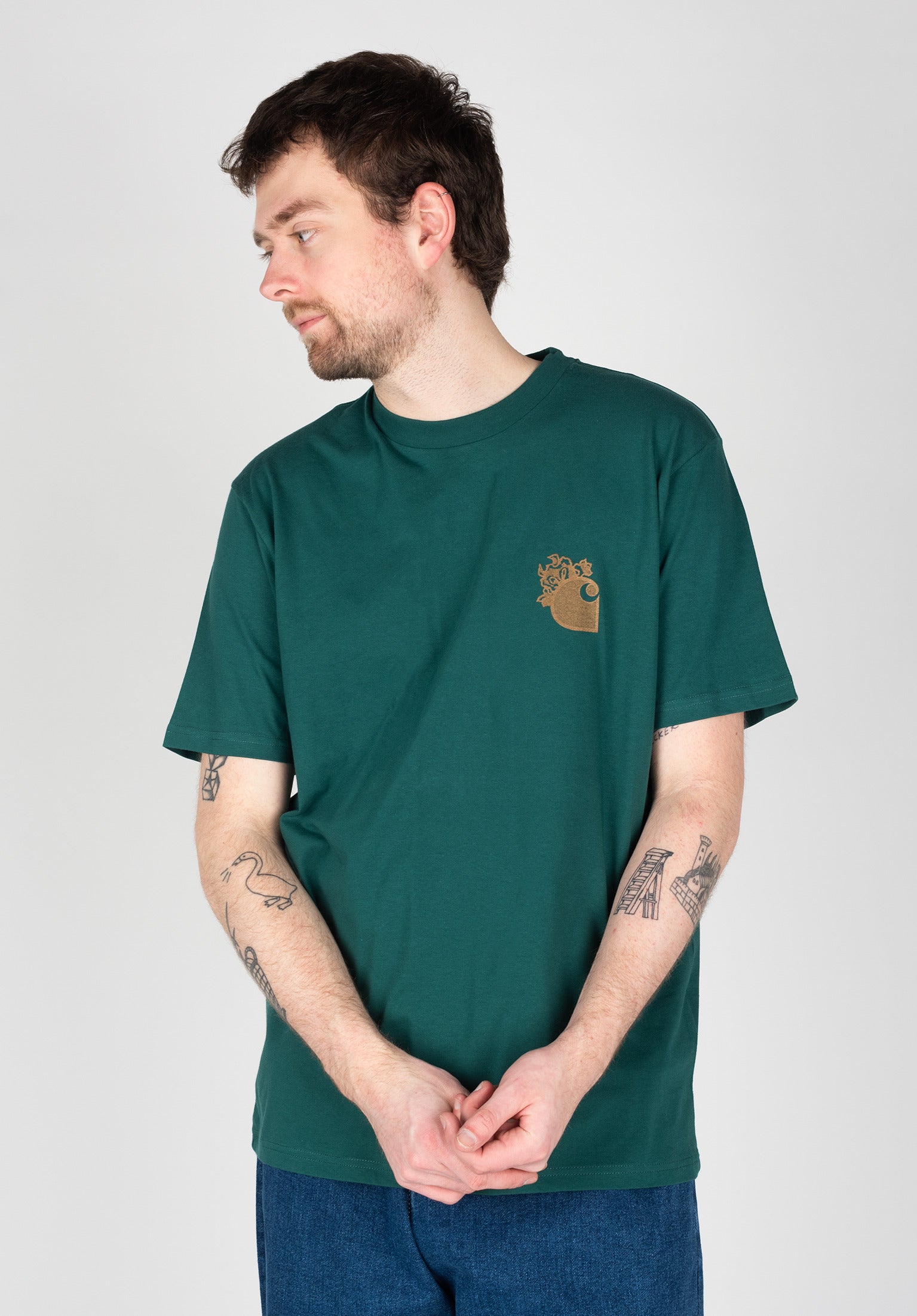 Little Hellraiser Carhartt WIP T-Shirt in chervil-brown für