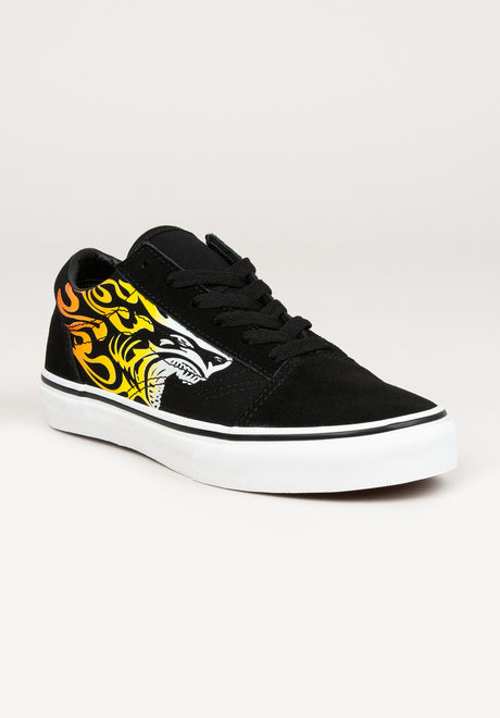 Old Skool Kids ferociousflame-racingred-black Vorderansicht