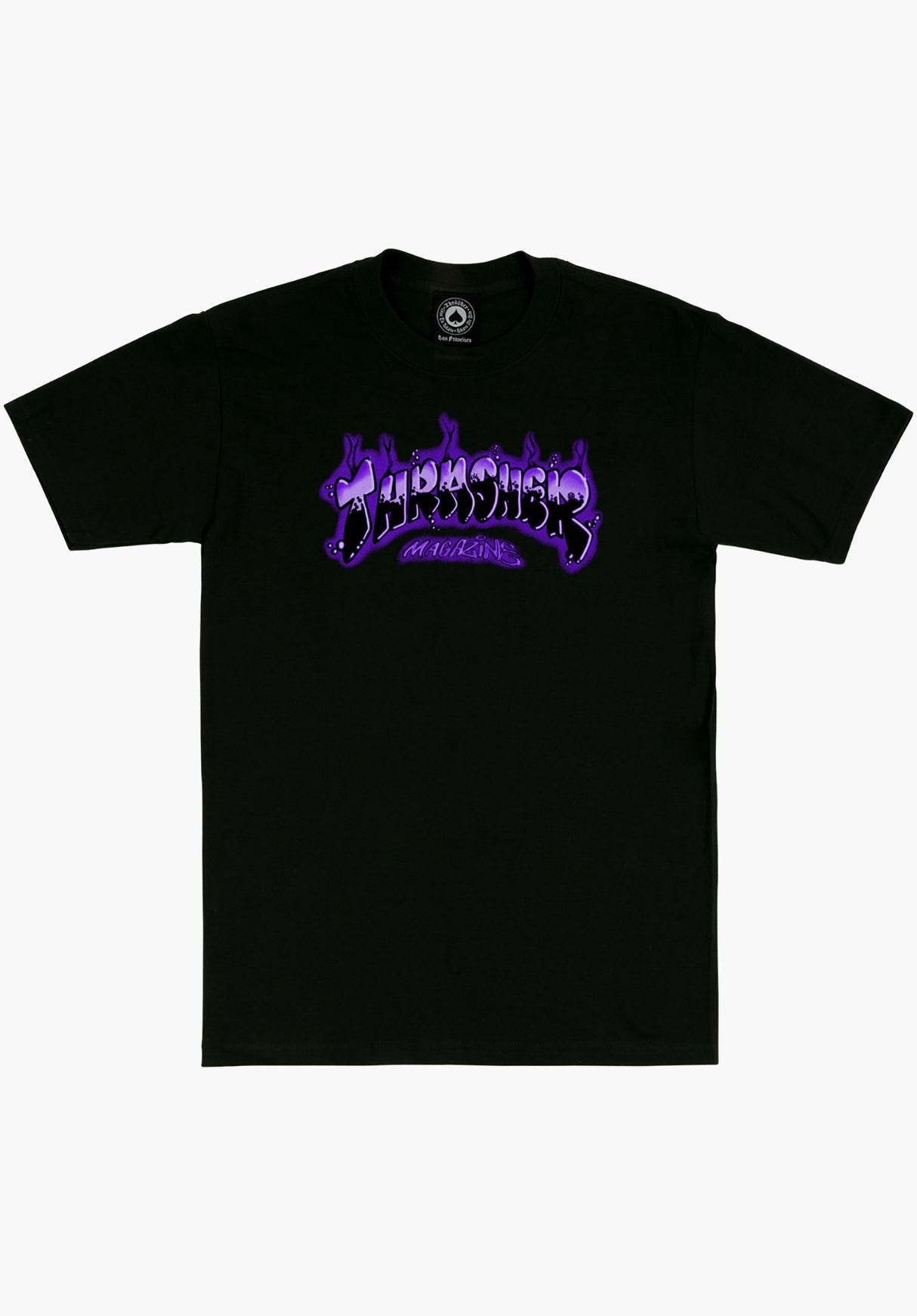 Airbrush black-purple Vorderansicht