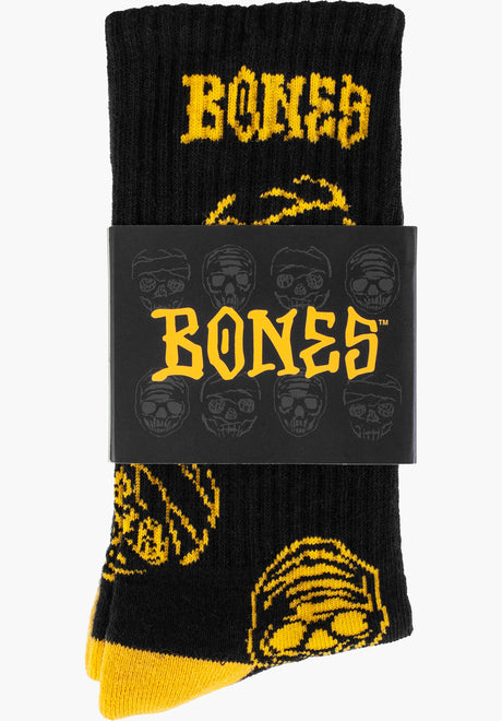 Black & Gold Socks black Rückenansicht