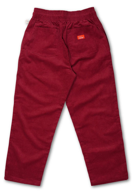 x Cookman Emoji Baggy Corduroy wine Rückenansicht