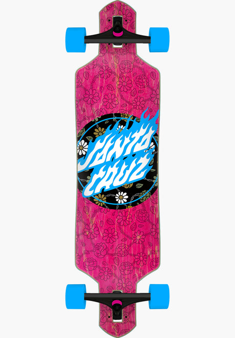 Floral Flame Drop Thru pink-blue Vorderansicht