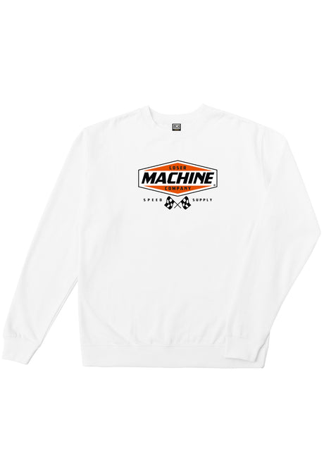 Overdrive Moisture Wicking Embroidered Chest white Vorderansicht