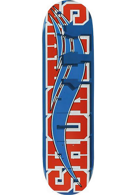 Skate Block Logo blue-red Vorderansicht