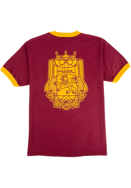 Coat of Arms Ringer maroon Rückenansicht