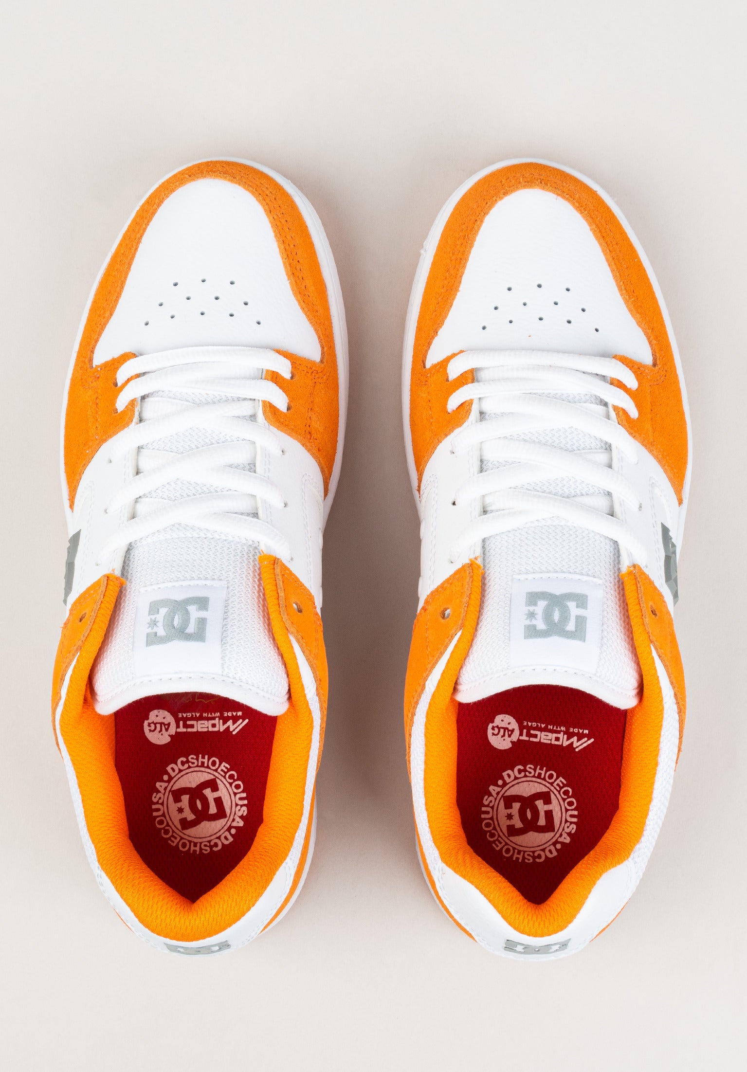 White and orange shoes discount