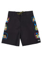 x Simpsons Family D Bah Po Toddler Boardshorts black Vorderansicht