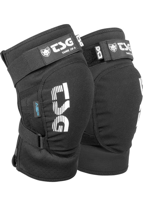 Kneeguard Tahoe Zip A black Vorderansicht
