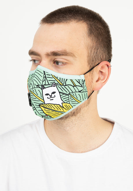 Nermal Leaf Ventilated Mask green Close-Up1