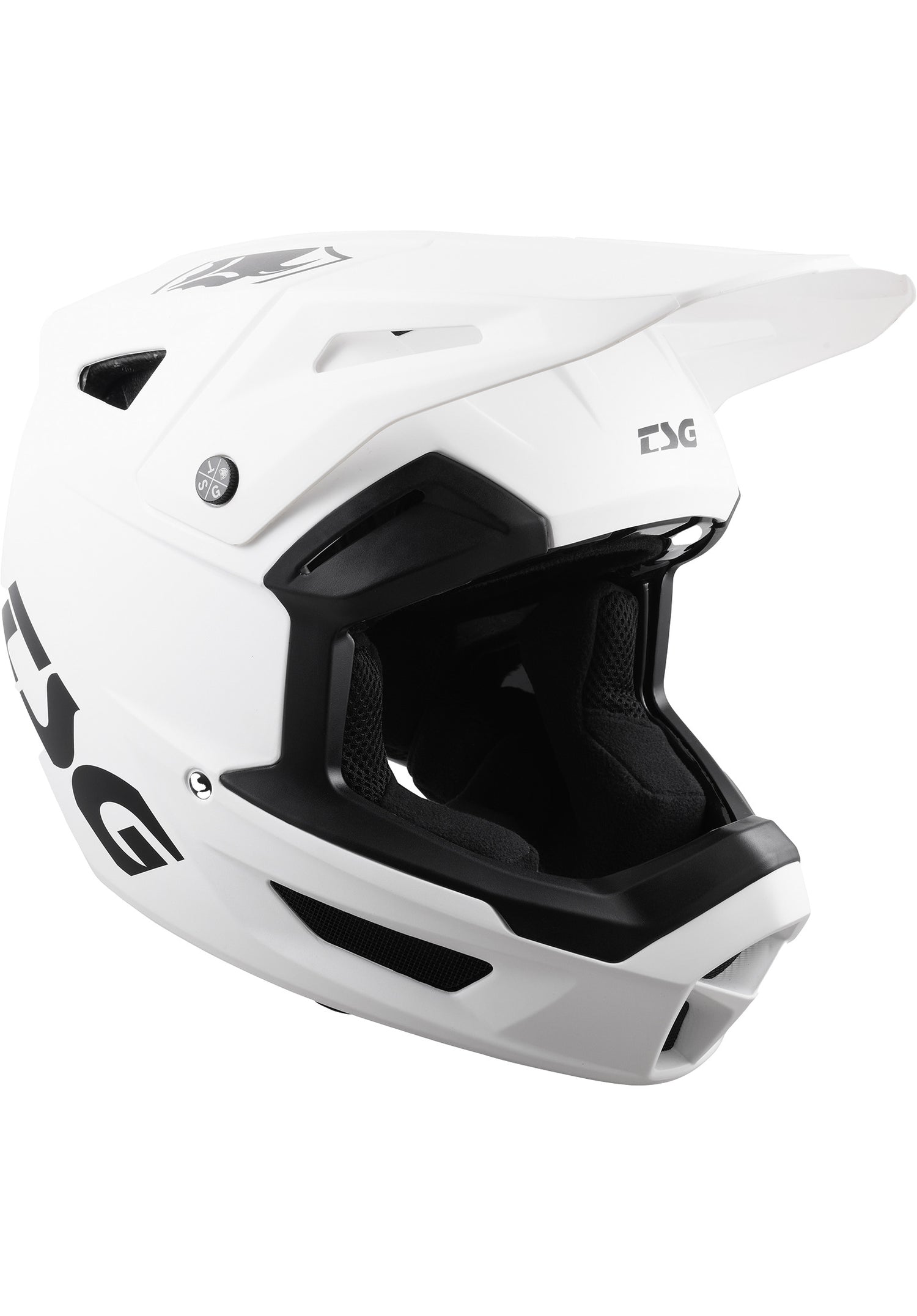 fullface helm weiß Sentinel Solid Color TSG Fullface-Helm in satin white – TITUS