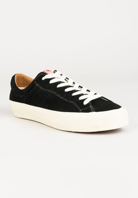 VM003 Suede Low black-white Vorderansicht