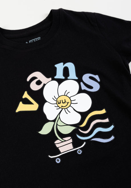 Skate Fleur Crew Kids black Rückenansicht