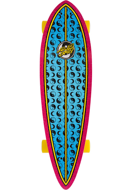 Yin Yang Dot Pintail blue-yellow Rückenansicht