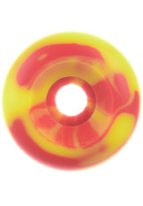 K-9 80's Wheels 97a red - yellow swirl Close-Up2