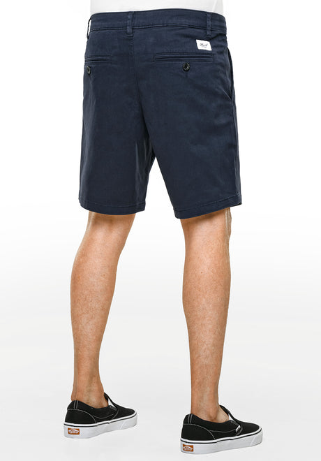 Flex Chino navy Rückenansicht