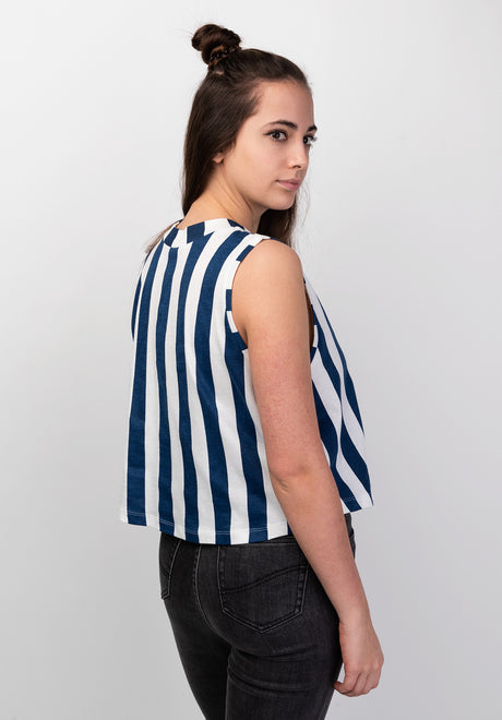 Namsos Big Stripes offwhite Rückenansicht