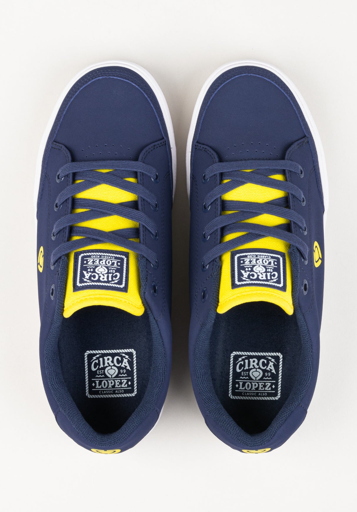 Lopez 50 Slim navy-yellow-white Close-Up2