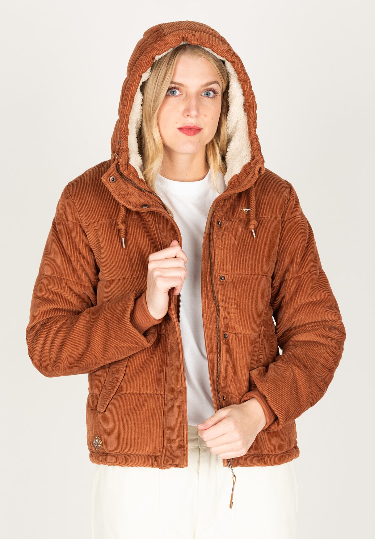 Wuggys Corduroy Ragwear Winterjacke in brown 323 für Damen – TITUS