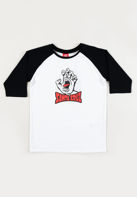 Youth Check Gateway Hand Front Baseball black-white Vorderansicht